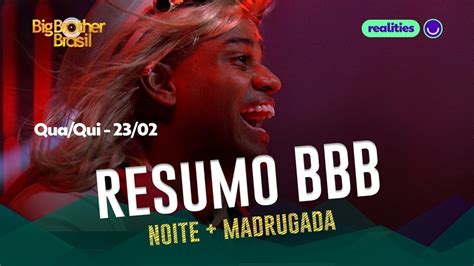 flagras bbb 2023|Resumo BBB 23 de 23/2: flagra na cama,。